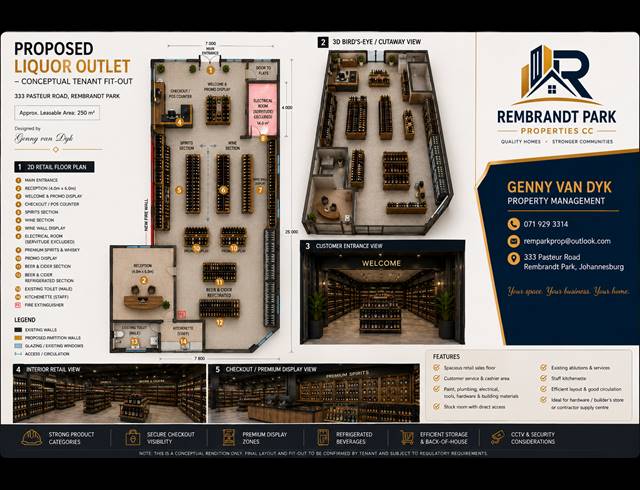 Business property to rent in REMBRANDT PARK